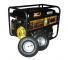 Бензиновый генератор Huter DY6500LX + колёса.
