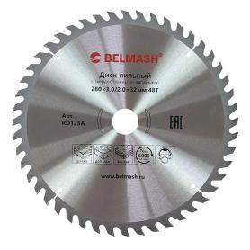 Диск пильный  по дереву BELMASH 280*3,0/2,0*32/30мм 48Т
