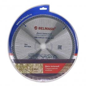 Диск пильный  по дереву BELMASH 280*3/2,2*32/30мм 96Т