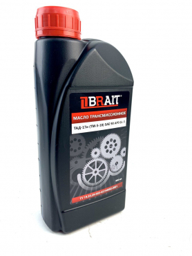 Масло BRAIT трансмиссионное API GL-4 SAE 80W90 946 мл. (ТЁМНОЁ)