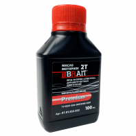Масло BRAIT PREMIUM 2-Т API TB минеральное 100мл (квадратный флакон)