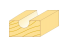 Фреза Атака 401190 пазовая галтельная